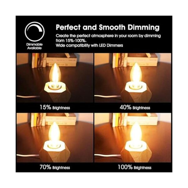 Bombillas LED de candelabro de 2 W regulables_3