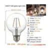 Bombillas LED regulables G80 E26 de globo equivalente a 3_2