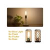 Bombillas LED tubulares regulables de 2 W blanco cálido_5