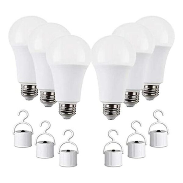 Bombillas LED recargables con respaldo de batería_1