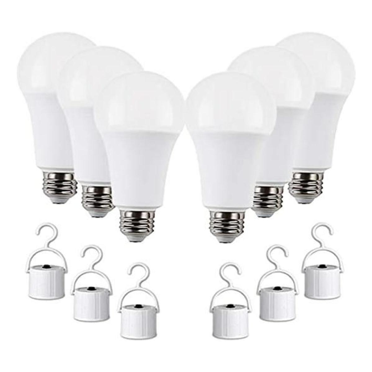 Bombillas LED recargables con respaldo de batería