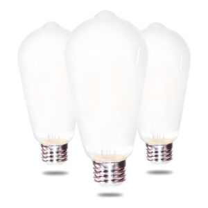 Bombillas LED vintage ST64 equivalente a 6 W 60 W 2700