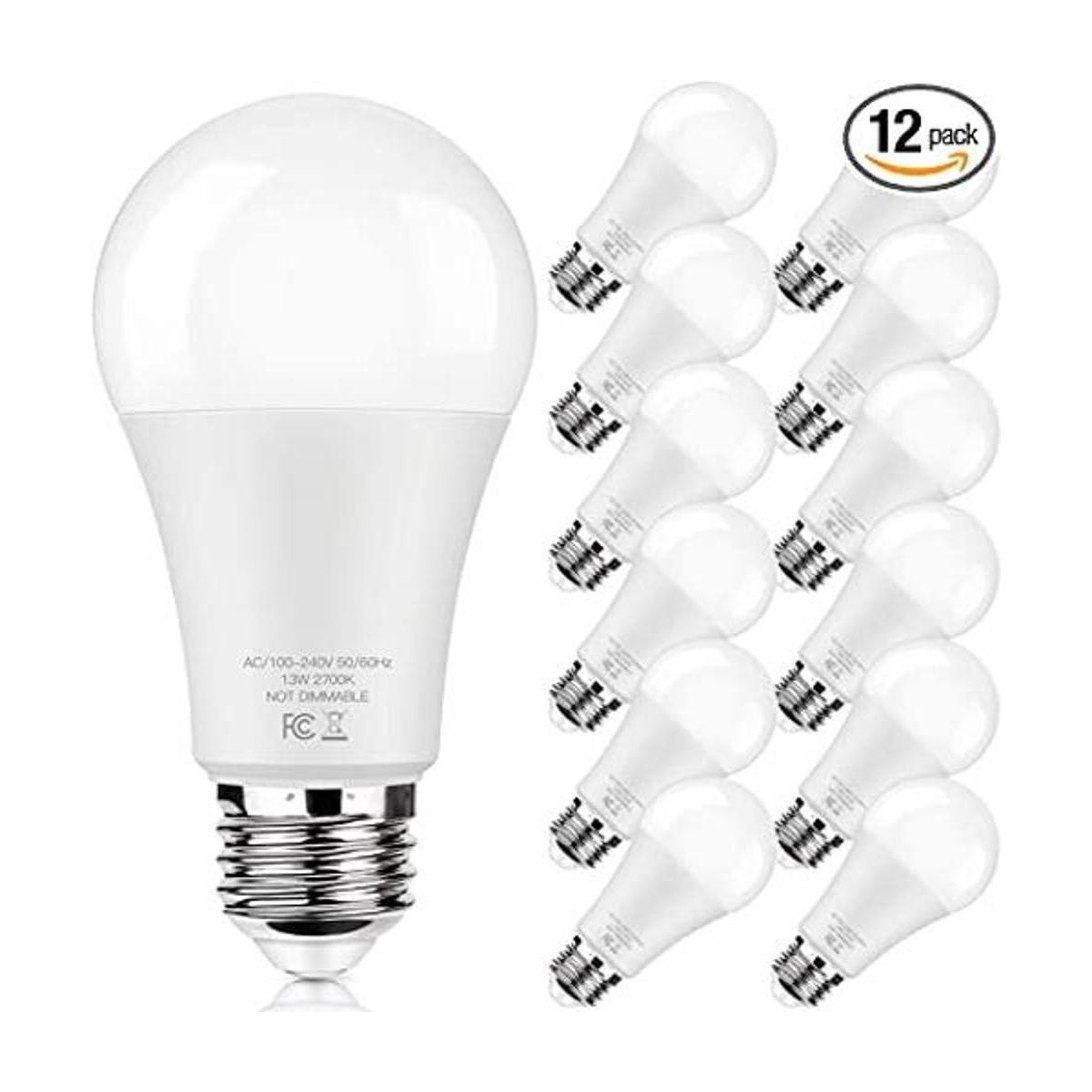 Bombillas LED equivalentes a 100 W 1500 lúmenes A19 de