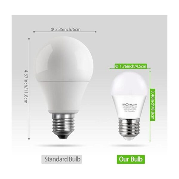 Bombillas equivalentes a 25 W bombilla LED A15 de 3 W_3