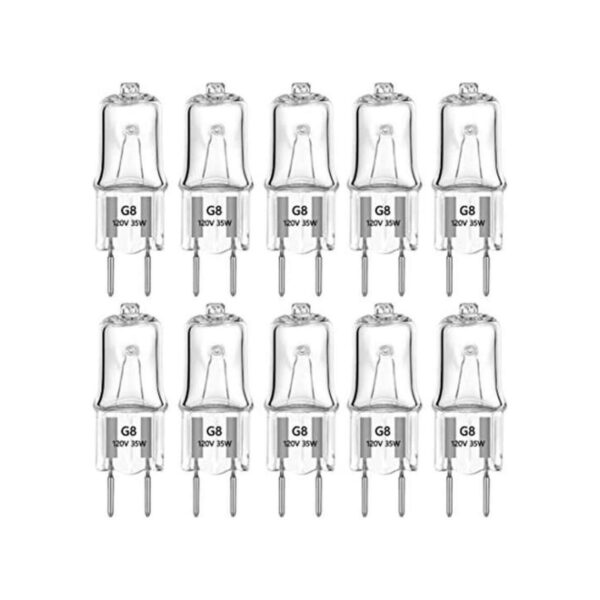 Bombillas halógenas G8 de 35 W 120 V base G8 2 pines