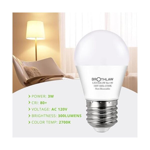 Bombillas equivalentes a 25 W bombilla LED A15 de 3 W_2