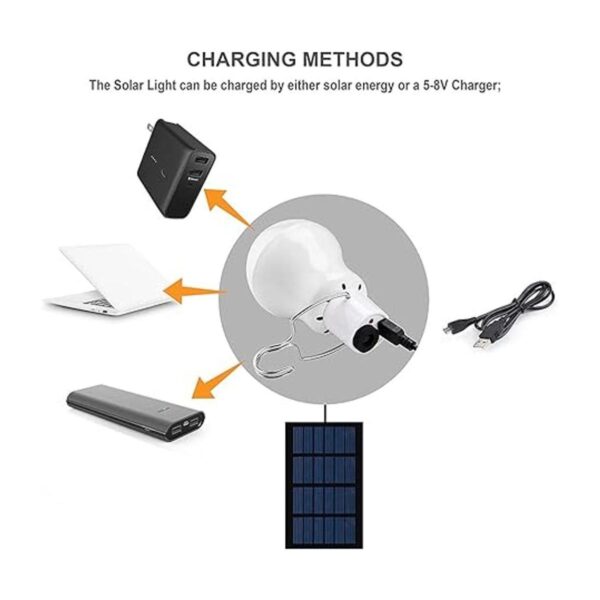 Bombillas solares portátiles para exteriores de 130_2
