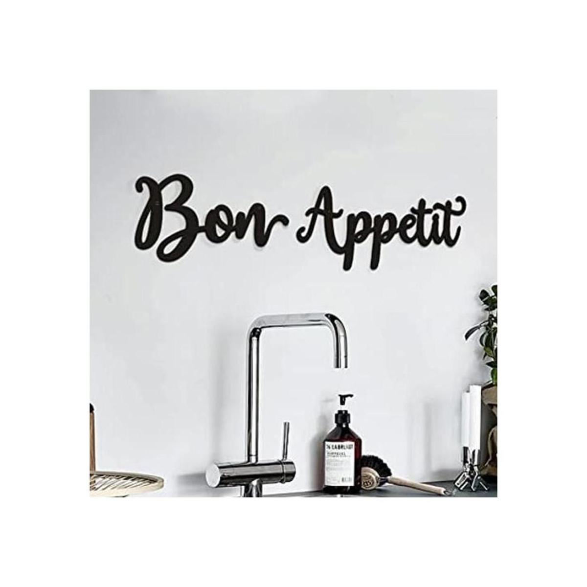 Bon Appetit Cartel de pared de metal de buen provecho