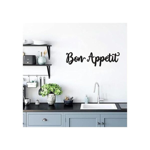 Bon Appetit Cartel de pared de metal de buen provecho_5