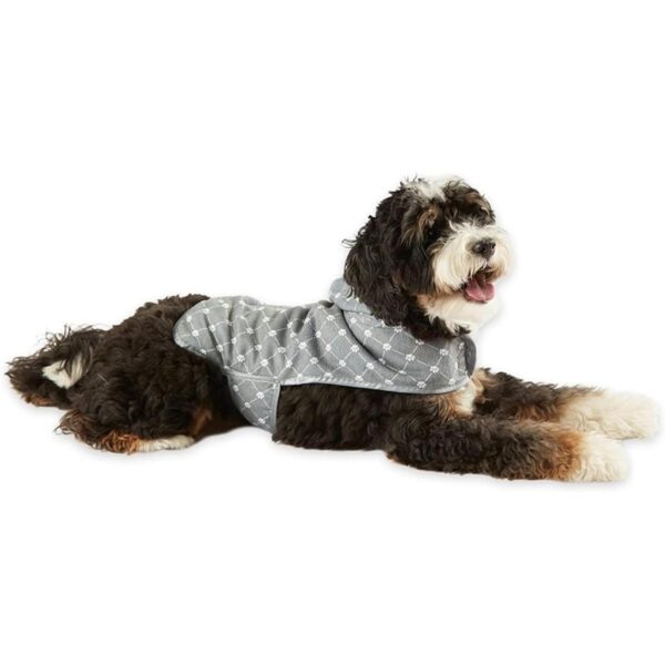 Bone Dry Pet Drying Collection Bata de microfibra bordada_1