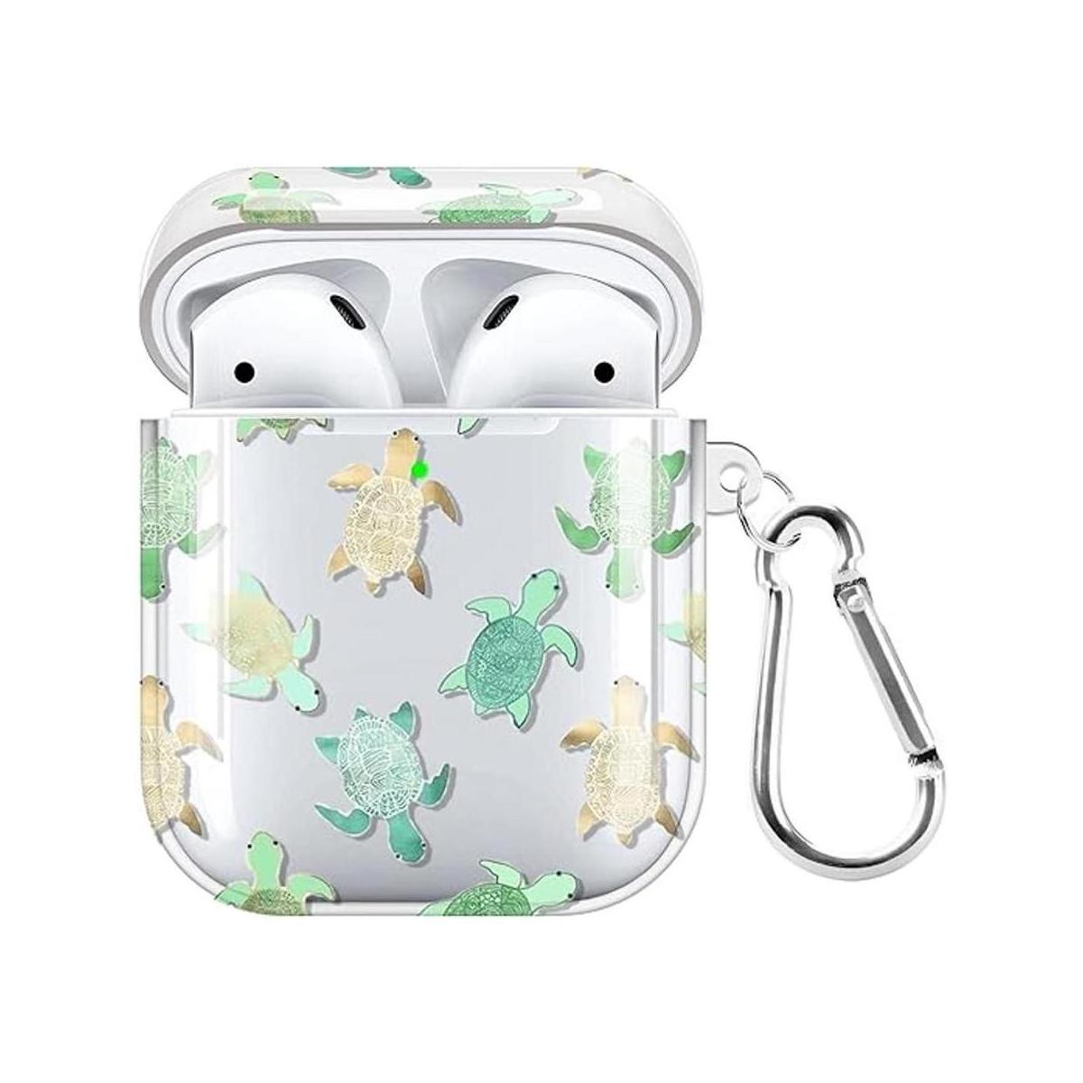 Bonita funda para AirPods de vaca funda de TPU suave para