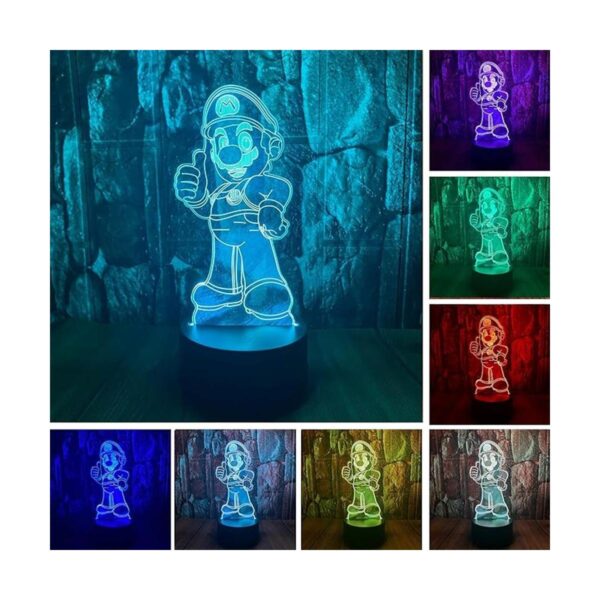 Bonita figura de anime de Super Mario Bros Game Action
