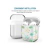 Bonita funda para AirPods de vaca funda de TPU suave para