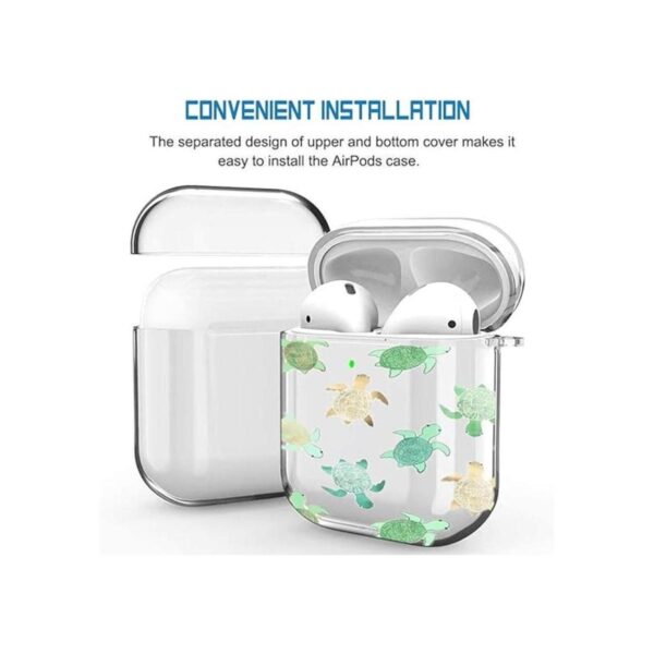 Bonita funda para AirPods de vaca funda de TPU suave para