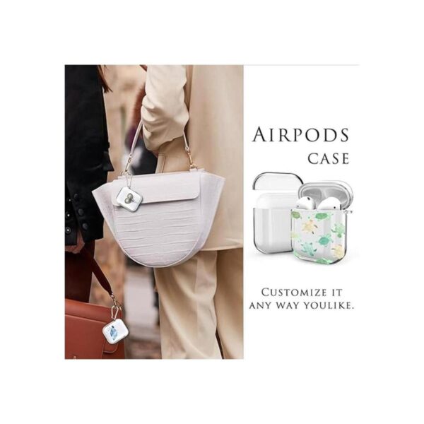 Bonita funda para AirPods de vaca funda de TPU suave para
