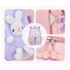 Bonita mochila Kawaii impermeable para laptop Rosado S