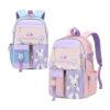 Bonita mochila Kawaii impermeable para laptop Rosado S