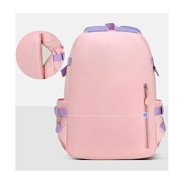 Bonita mochila Kawaii impermeable para laptop Rosado S