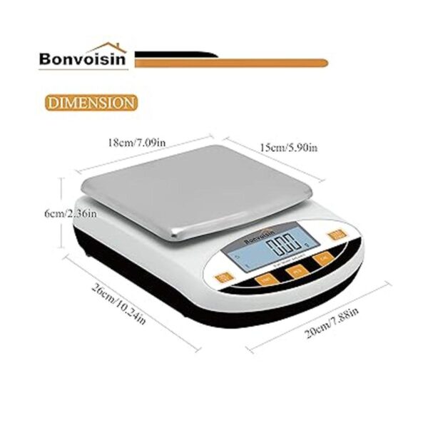 Bonvoisin Báscula de laboratorio 1000 gx0.0.04 oz_4