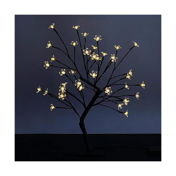 Bonsái de flor de cerezo de 20 pulgadas 40 luces LED con