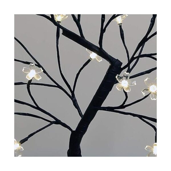 Bonsái de flor de cerezo de 20 pulgadas 40 luces LED con