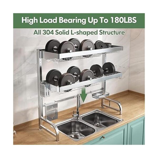 Boosiny Escurridor de platos grande ajustable 25.635.5_5