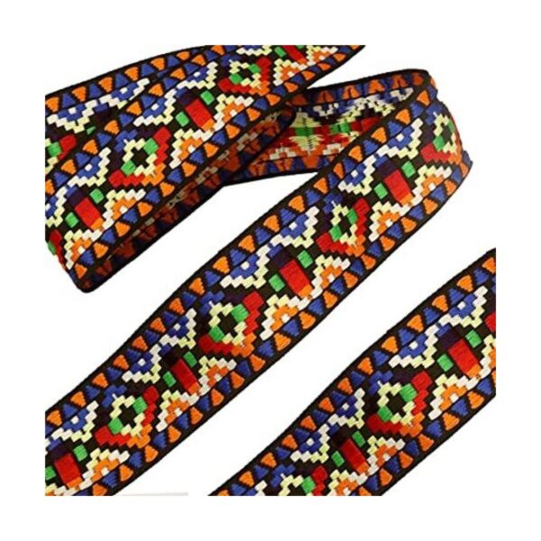 Borde de cinta jacquard colorido borde de cinta de encaje_1
