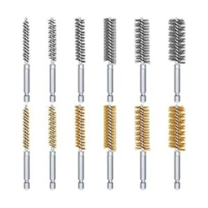 Bore Brush Juego de cepillos de limpieza de agujero de