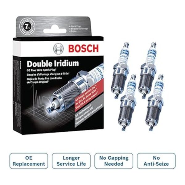 Bosch Bujía de reemplazo de Iridio doble OE 4PK Iridio_2
