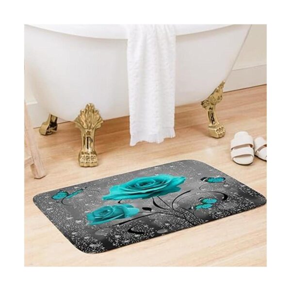Borylin Alfombra de baño con diseño de conchas de