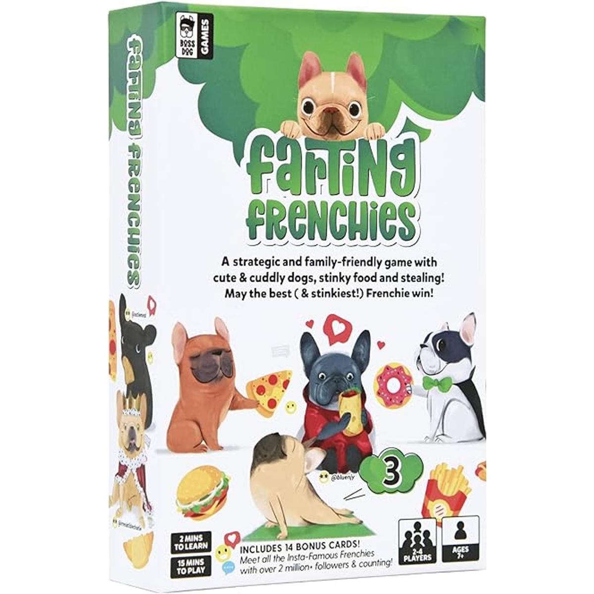 Boss Dog Games Farting Frenchies Juego de cartas de ritmo