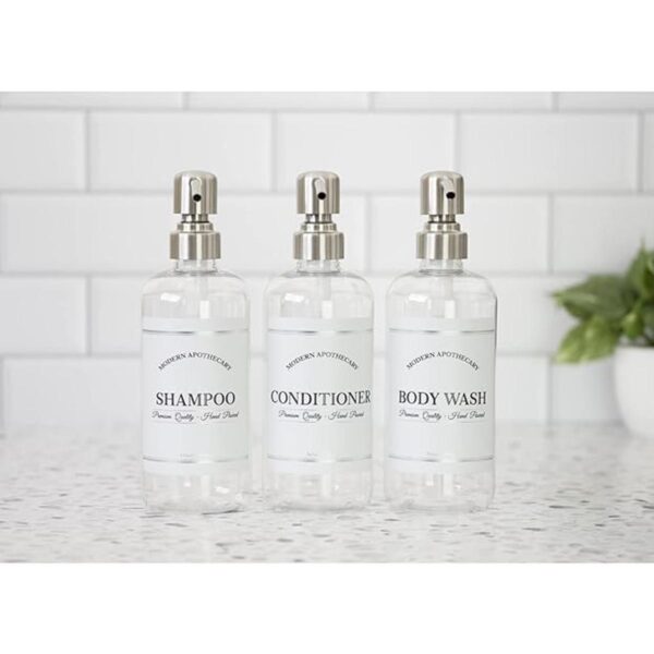Botellas de champú y acondicionador transparentes_2