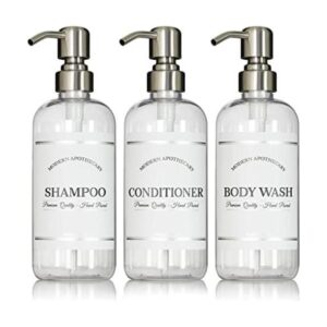 Botellas de champú y acondicionador transparentes_1