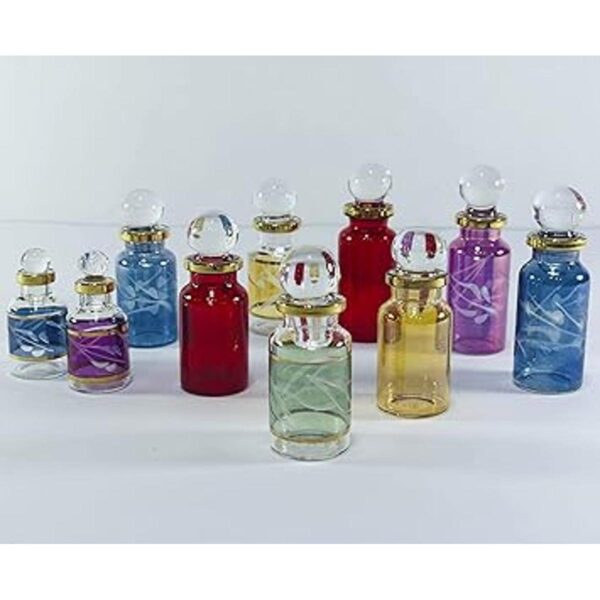 Botellas de perfume egipcio botellas de vidrio soplado_3