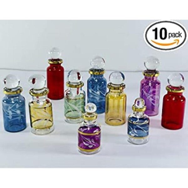 Botellas de perfume egipcio botellas de vidrio soplado_1
