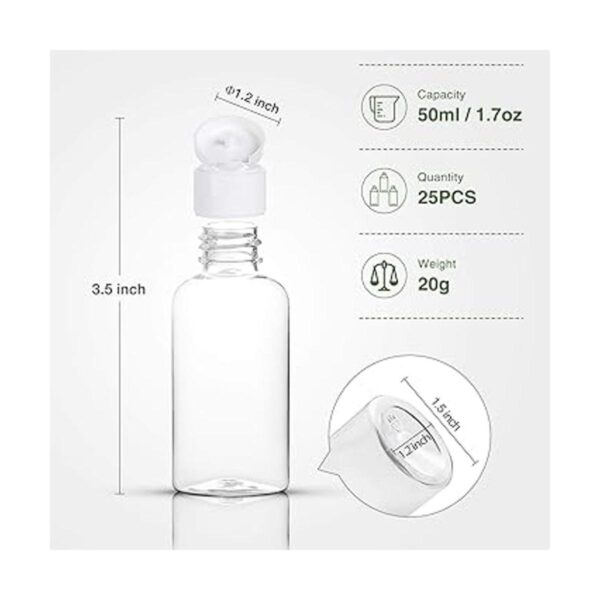 Botellas vacías de plástico de 1.7 fl oz botellas_2