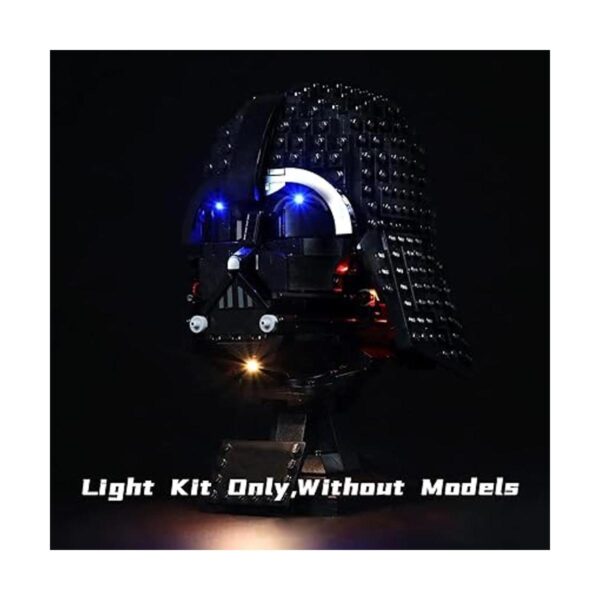 Bourvill Kit de luces LED para casco Lego Darth Vader_5