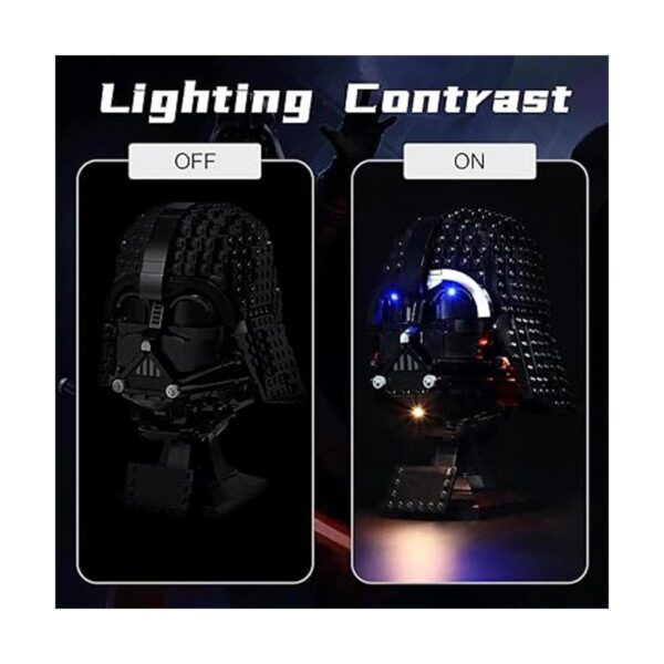 Bourvill Kit de luces LED para casco Lego Darth Vader_2