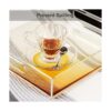 Boxalls Bandeja transparente para servir 12.0 x 16.0 in
