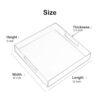 Boxalls Bandeja transparente para servir 12.0 x 16.0 in