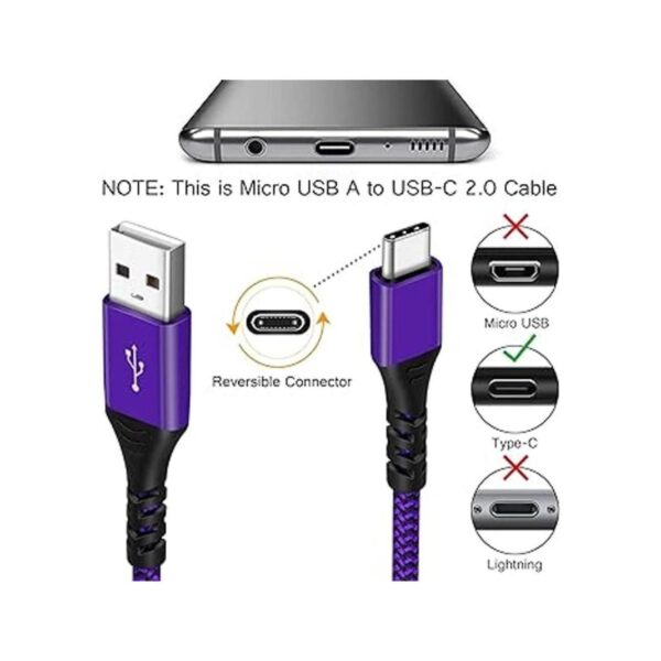 Boxeroo Cable USB tipo C 3 unidades de 10 pies carga_2