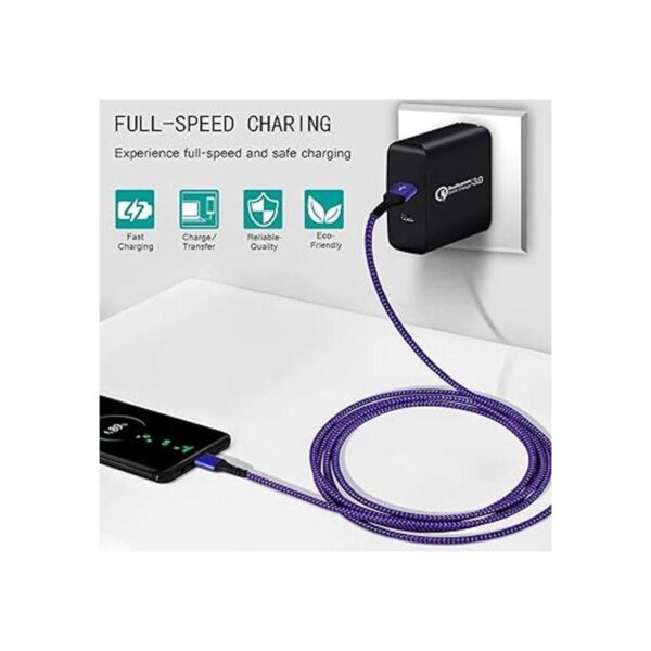 Boxeroo Cable USB tipo C 3 unidades de 10 pies carga_3