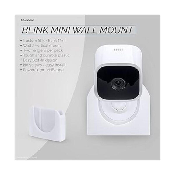 Brainwavz Soporte adhesivo de pared para mini cámara