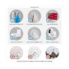 Brainwavz Soporte de pared adhesivo para Nooie Cam 360_3