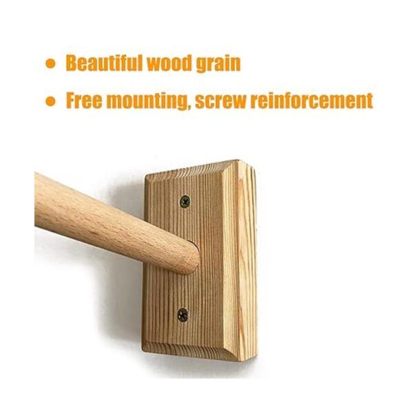 Brazo de madera móvil para cuna montado en la pared_5
