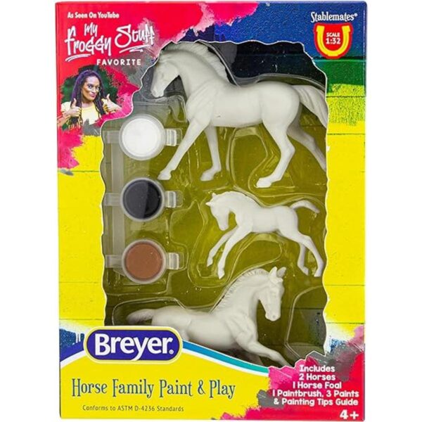 Breyer Horses Stablemates Juego de pintura familiar de_1