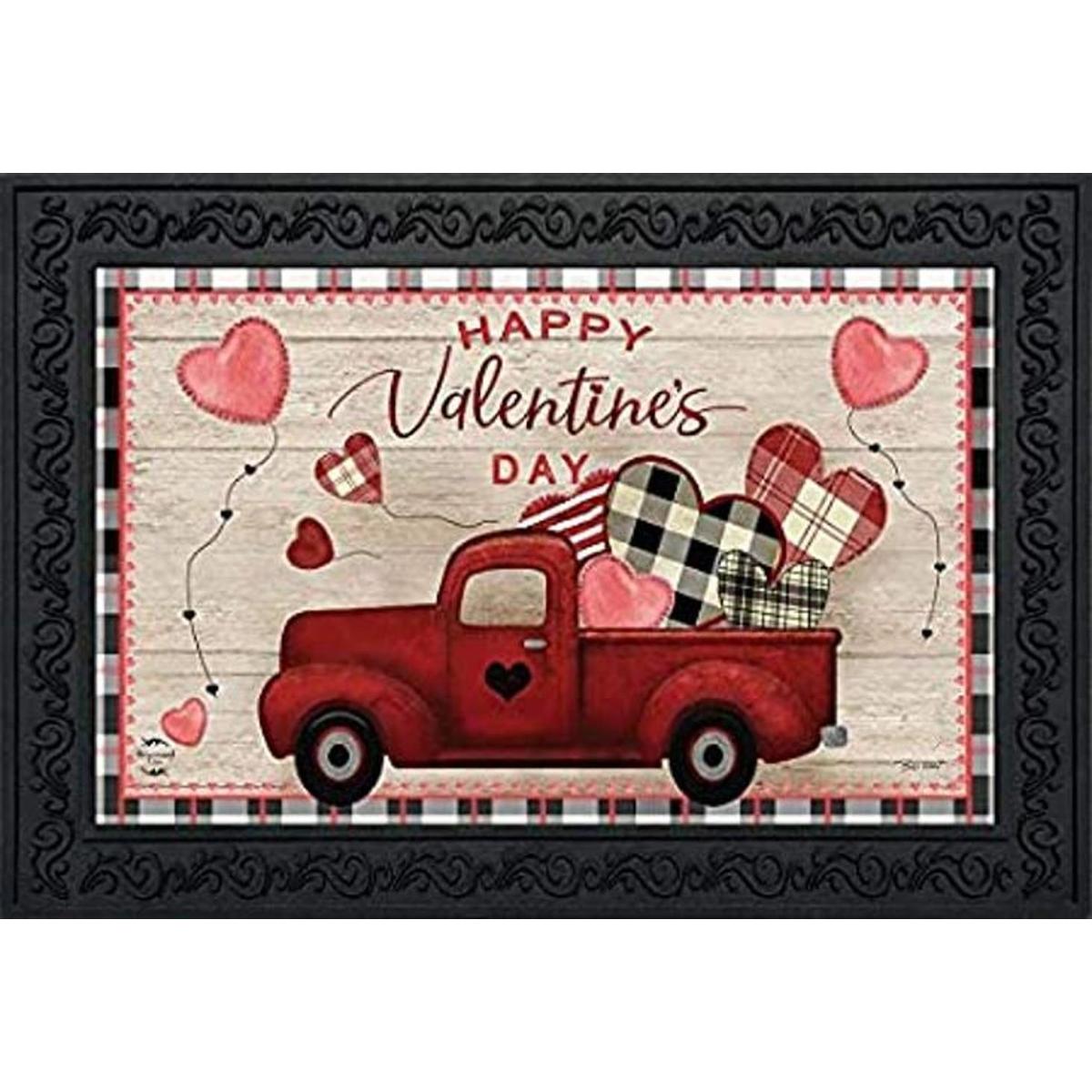 Briarwood Lane Felpudo primitivo de San Valentín 30 x 18