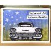 Briartw Retro Cars Happy Birthday Gift Automobile 2 sellos