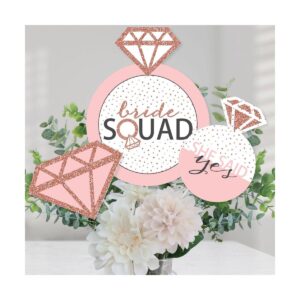 Bride Squad Palillos de centro de mesa para fiesta de_1