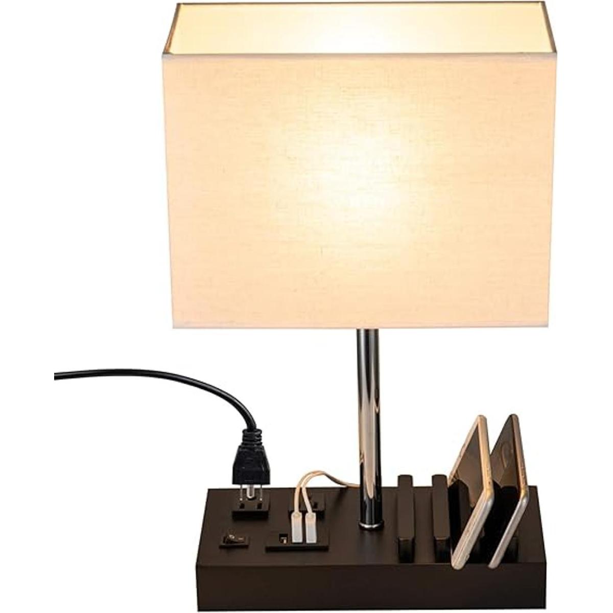 Briever Lámpara de mesa USB lámpara de escritorio
